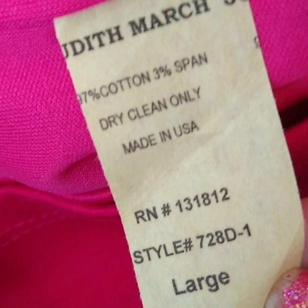 Judith March Dress Sweetheart Peplum Strapless NWT - Picture 7 of 8